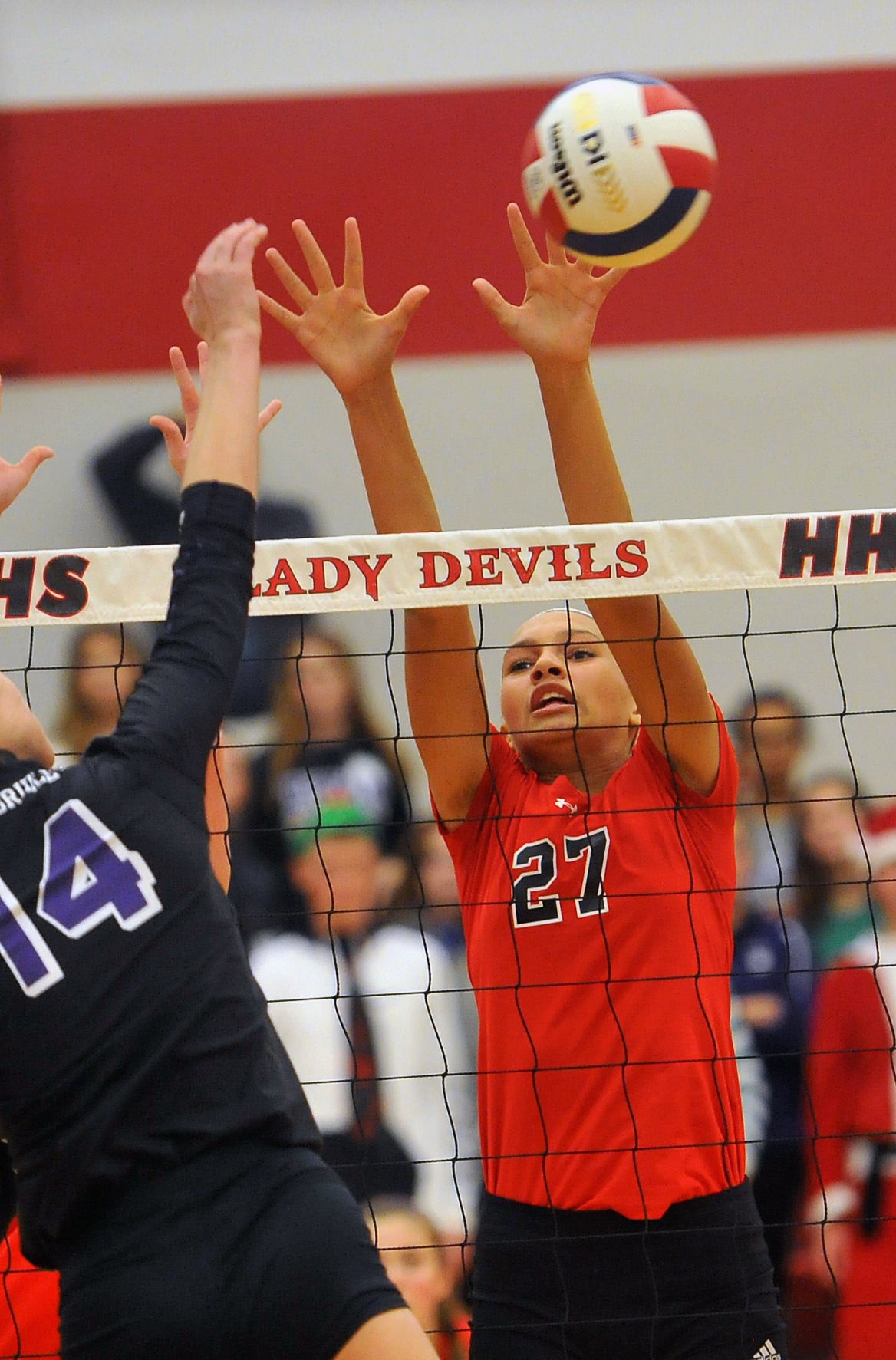 Orion vs El Paso Sectional volleyball tournament